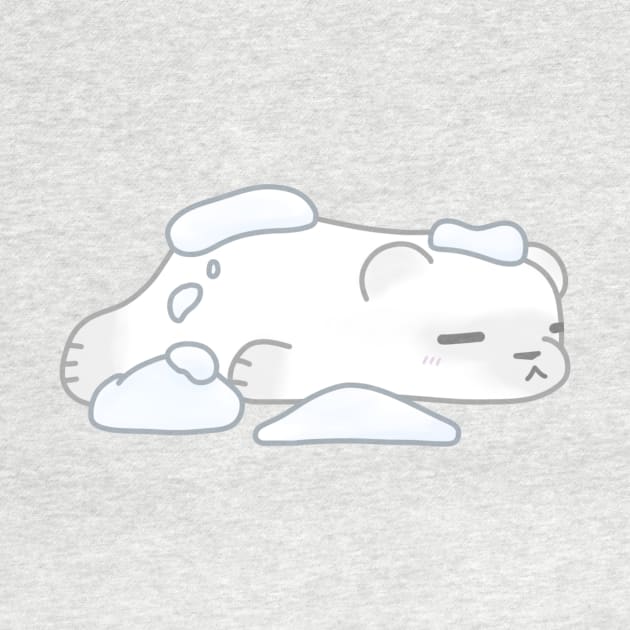 Sleepy Polar Bear by froggos